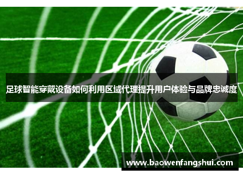 足球智能穿戴设备如何利用区域代理提升用户体验与品牌忠诚度